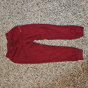 Women's Hurley Sweat pants burgundy